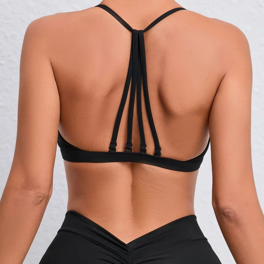 Women's Sports Crop Top with Pads
