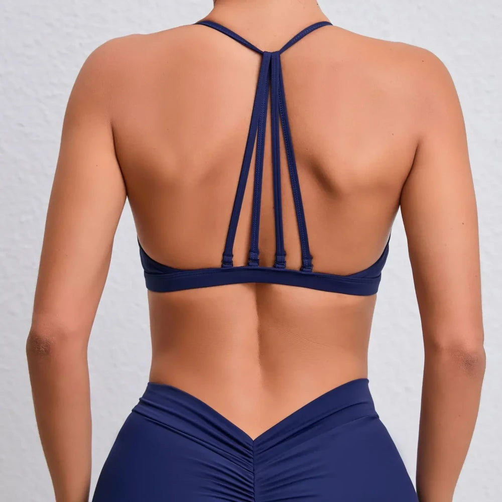 Women's Sports Crop Top with Pads