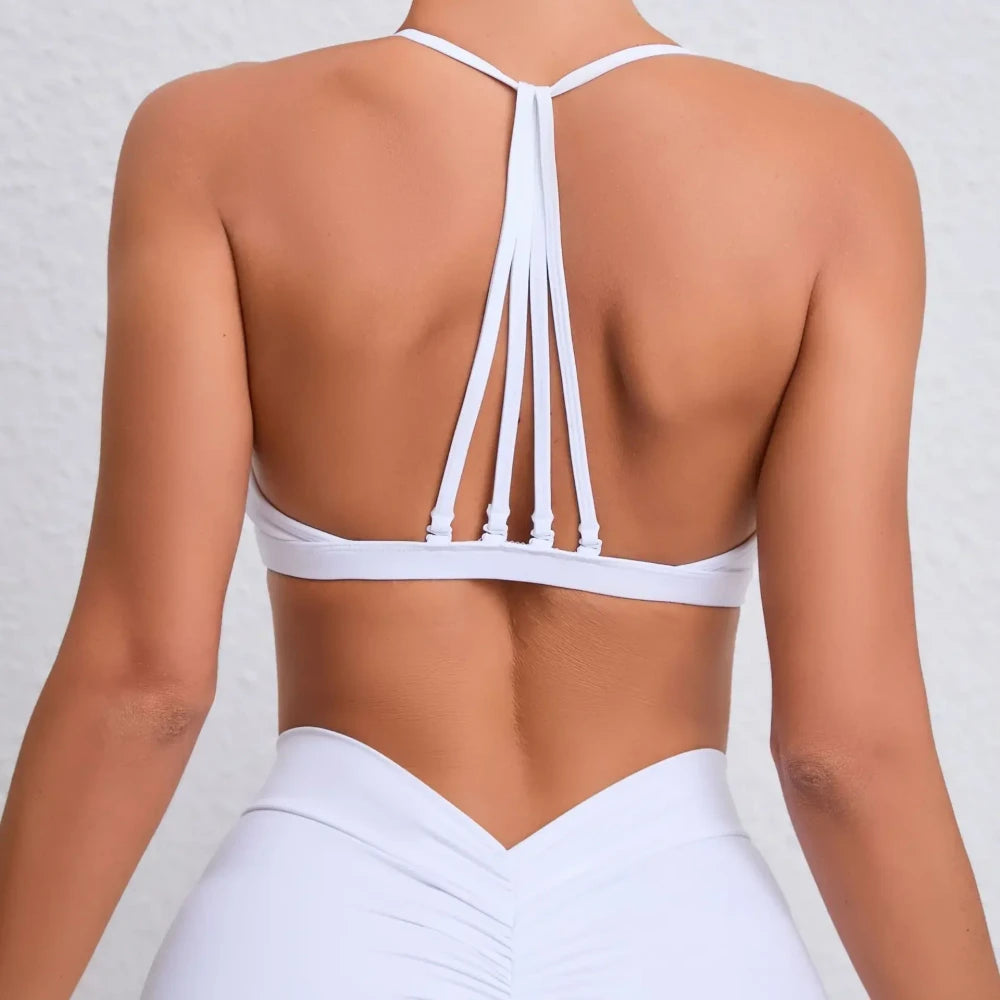 Women's Sports Crop Top with Pads